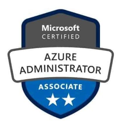 Azure Administrator Associate (AZ-104) badge